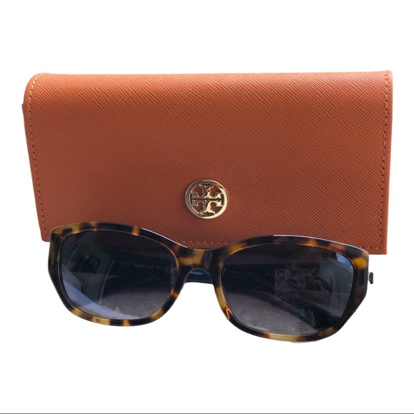 Tory Burch Accessories - Tory Burch TY 7142 1794/8G New Havana/Blue Gradient Sunglasses 57mm with…